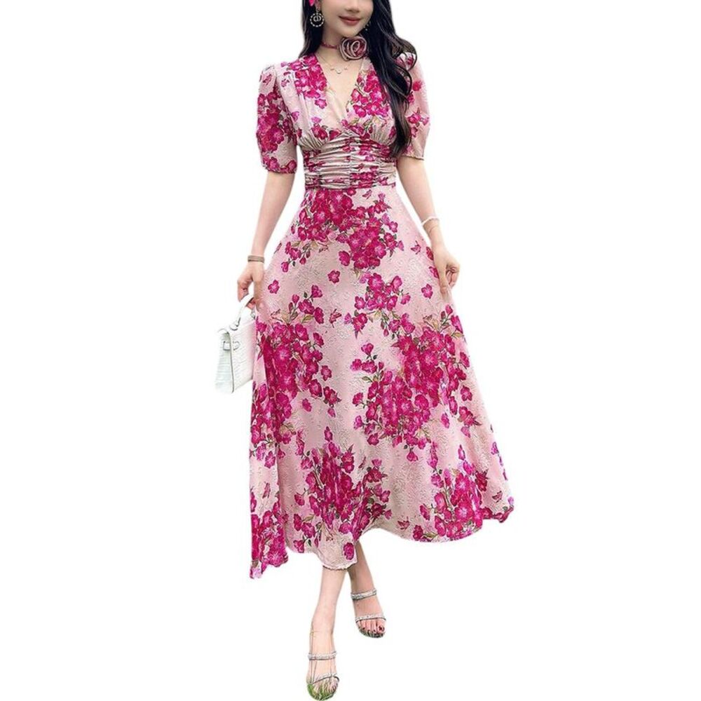 Adele Berto Womens  Midi Dress